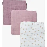 Pippi Stoffklutene - 3-pack - 65x65 cm - Quail - - OneSize - Gulpeklut