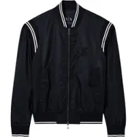 Armani Exchange for man. XM002017AF19828UC001 Black satin bomber jacket (M), Casual, Polyester