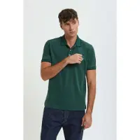 Baracuta for man. BRPOL0020UT2769 Green Logo Polo (XL), Casual, Cotton, Short sleeve