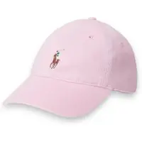 Ralph Lauren for woman. 211954881503 Cotton twill cap with pink horse (OSFA), Casual
