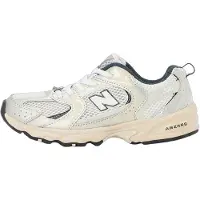 New Balance unisex for kids. PZ530V1 Shoes 530 Bungee white (30.5), Flat, Laces, Casual, children's fashion