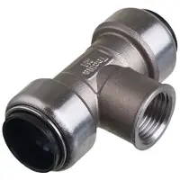 Roth tee rustfri stål 22 mm x 34 x 22 mm
