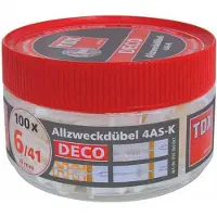 Tox 02710113 4as-k Deco 6x28 Mm Plugg 100 Enheter