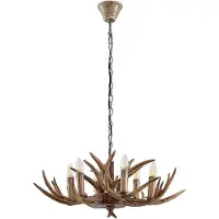 LINDBY hengelampe Tejask, Ø 70 cm, 6 lyskilder, gevir, E14