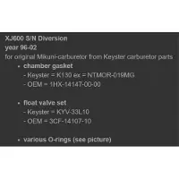 Keyster K-1010ykm Forgasser Reparasjonssett