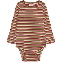 Petit Piao Body I/e - Rib - Modal - PpSong - Dusty Rose Multistr - - 56 - Langermet Body