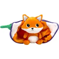 Les Deglingos Kosedyr - Russetreven og fikenen - 22 cm - Lilla/Oransje - - OneSize - Kosedyr