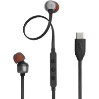 JBL Tune 310C Pure Bass USB-C hodetelefoner med innvendige ører - svart