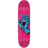 Santa Cruz Screaming Hand 7.8" Skateboard Deck rosa