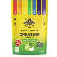 Sevital Kreatin Gummies 60 st Sour Green Apple