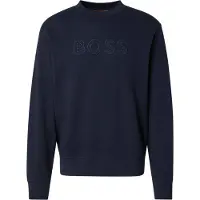BOSS for man. 50567420 Jersey We Logo navy (M), Casual, Cotton, Long sleeve