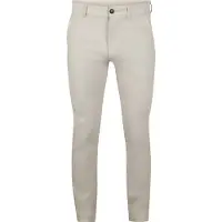 BOSS for man. 50547719 Beige Slim Chino Trousers (34/34), Casual, Cotton
