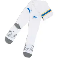 Puma Olympique de Marseille 26/27 Graphic Socks Men, Clothing, White/Royal, 39-42
