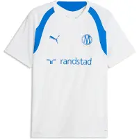 Puma Olympique de Marseille Training Slim Jersey Men, Sport, White/Royal, XL