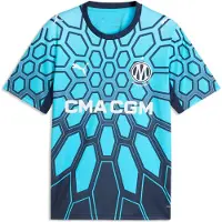 Puma Olympique de Marseille 26/27 Goalkeeper Jersey Men, Sport, Bright Aqua/Club Navy, XS