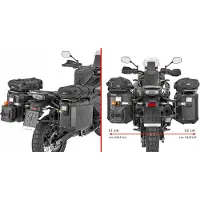 Givi Monokey Cam-side Trekker Outback Cf Moto 800mt-x 2025 Montering Av Sidevesker