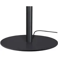 SLV LED-gulvlampe One Straight, svart/messing, 2700/3000 K