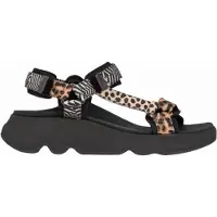 Green Comfort sporty damesandal - Dyreprint - Sandaler