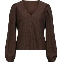 Object V-hals Puff Bluse