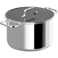 Berghoff 1315080, 6,6 L, Rustfritt stål, Keramikk, Elektrisk, Gass, Halogen, Induksjon, Rustfritt stål, Rustfritt stål
