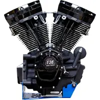 S&s Cycle Mk136 Harley Davidson Flde 1750 Abs 18-20/flfb 1750 Abs 18-20 Komplett Motor