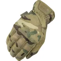Mechanix FastFit Multicam arbeidshansker, XXL - ribbet mansjett, kunstlær, TrekDry, berøringsskjerm