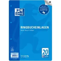 Oxford 400131444, 210 x 297 mm (A4), Linjerte ark, 90 g/m², Hvit, 210 mm, 297 mm