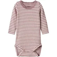 Name it Body I/e - Rib - Viskose - NbfKardia - Lotus - - 62 - Langermet Body