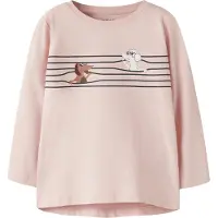Name it Genser - NmfVix - Lotus/Stripe Hunder - - 3 år (98) - Genser