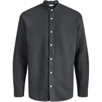 Jack & Jones Breeze Band Linen Blend Skjorte Med Lange Ermer