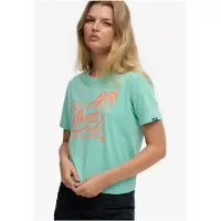 Superdry Roadside Trade Relaxed Kortarmet T-skjorte