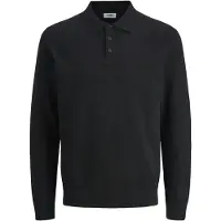 JJ REBEL Callum Langermet Poloskjorte
