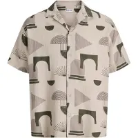 Jack & Jones Abstract Print Kortarmet Skjorte