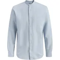 Jack & Jones Breeze Band Linen Blend Skjorte Med Lange Ermer