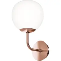 Maytoni vegglampe Erich, messing rosé, glass/metall, 1 lyskilde.