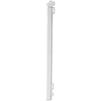 Vevor Uttrekkbar Barnegrind, Uttrekkbar til 1450 mm Bredd, 980 mm Høy, Med Sikkerhetslås, Enkel å Bruke, Gå Gjennom Uten å Snuble, Hundegrind Av Netting For Trapper, Ganger, Innendørs/Utendørs, Hvit
