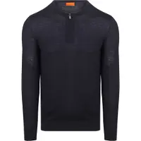 Suitable uitable Crew Zip Merino Navy Mørkeblå Blå tørrele
