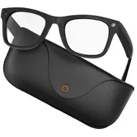 Mtp Products MT5 Ultra Smart Glasses med 2000mAh ladetui - svart