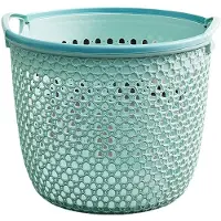 Torribaly Portable Dirty Clothes Basket, Dirty Clothes Storage Basket, Large Clothes Laundry Basket Light