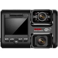 Torribaly 4K 2160P Front Cabin Dual Dash Cam Built in WiFi GPS for Cars Taxi, Car DVR Driving Recorder Parking Monitor Camera