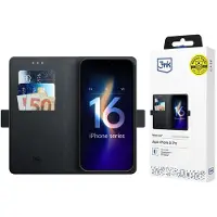 3mk Protection 3mk lommeboketui til iPhone 16 Pro – svart