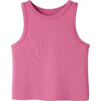 Name It Kids Crop Top - Rib - Noos - NkfNakal - Strawberry Månen - - 11-12 år (146-152) - Singlet