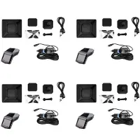 Torribaly 4X New 1080P Full HD Dash Cam Car Video Driving Recorder with Center Console LCD Car DVR Video Recorder Parking Monitor