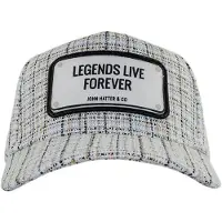 John Hatter & Co Full Panel Legends Live Forever Check Cap