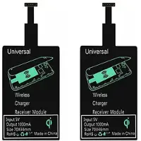 Wella 2X Wireless Charging Receiver Universal Fast Wireless Charger Adapter(for Micro-USB A)