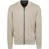 Casamoda Vest Glidelås Struktur Beige Størrelse