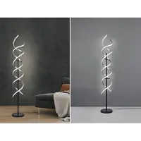 TRIO LED-gulvlampe Sequence, dimbar, CCT, aluminium