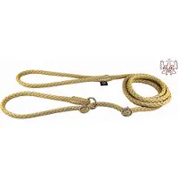 Alac RETRIEVER 1.0*190CM RING + DOUBLE STOPS GOLD BEIGE - Finnes i flere farger