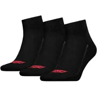 Levi's Sokker - 3-pack - Mid Cut - Svart - - 39/42 - Sokker