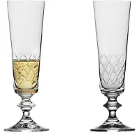 Lyngby Eaton 36358 champagneglass i krystall 160 ml 2 stk.